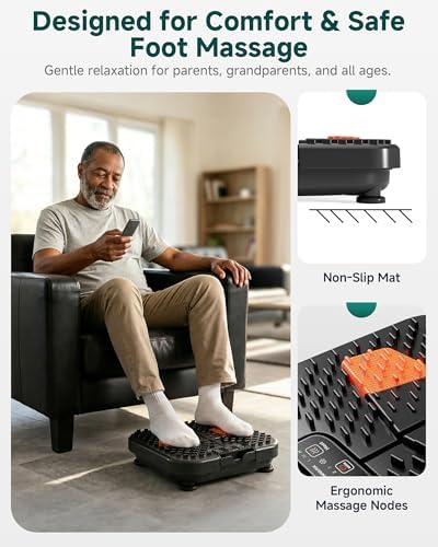 Snailax Vibration Foot Massager with Heat, Remote Control for Tired Feet - Image 6
