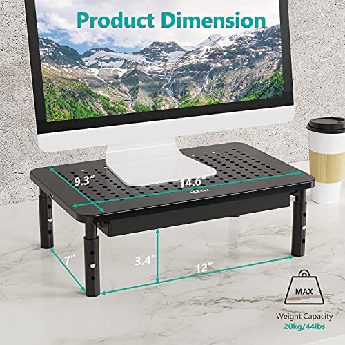 WALI Computer Monitor Stand with Storage - Image 2