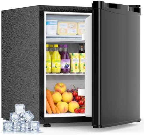 Kismile 1.3 Cu.Ft Mini Fridge with Freezer, Compact Refrigerator for Dorm by Kismile