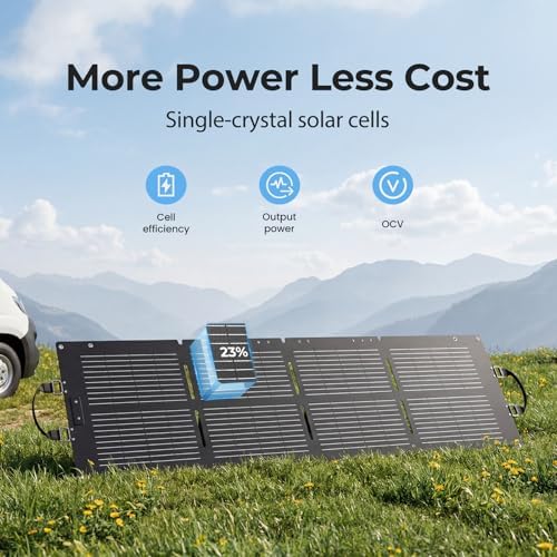 DYNESS Portable Power Station 300W with 100W Foldable Solar Panel, 256Wh Solar Generator with 110V Pure Sine Wave AC Outlet, LiFePO4 Battery for Camping, Home Backup, RV, Outdoor - Image 7