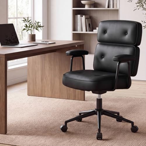OLIXIS Ergonomic Home Office Desk Chair, PU Leather Computer Chair by OLIXIS