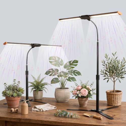 2-Pack Grow Light for Indoor Plants Growing,6000K LED Lamp for Desk Plants by Unknown