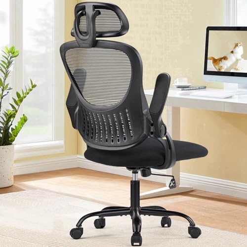 Sweetcrispy Computer Desk Chair, Mesh Office Chair with Lumbar Support by Sweetcrispy