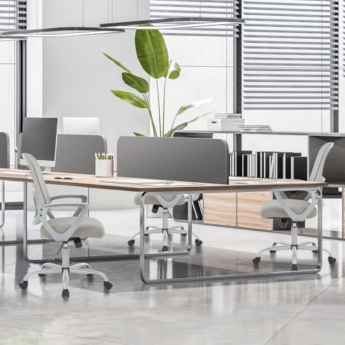 Sweetcrispy Executive Home Office Chair, Mesh Office Chair, Grey - Image 2