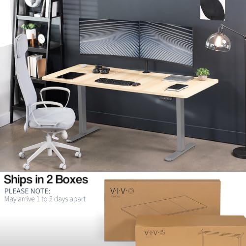 VIVO Light Wood 71 x 30 in Standing Desk, DESK-KIT-E2G7C - Image 5