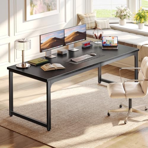 PRAISUN 63 x 24 Inch Computer Desk, 0.95'' Thicker, Heavy Duty, Black - Image 2