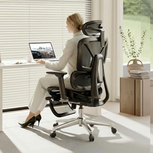 FLEXISPOT ErgoX Premium Ergonomic Office Chair Dark Grey-FT by Unknown