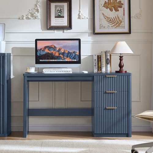LEYAOYAO Office Desk 48" with 3 Drawers Storage File Cabinet - Image 3