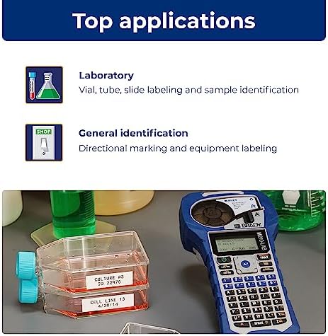 Brady M210-LAB Portable Label Printer, Blue/Gray, 9.5 in H x 4.5 in W x 2.5 in D - Image 5