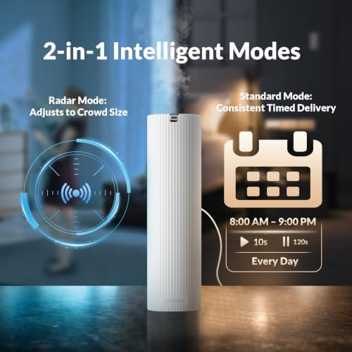 Aromadd Auto Mode Scent Diffuser Starter Kit with Cold Air Tech, White - Image 4