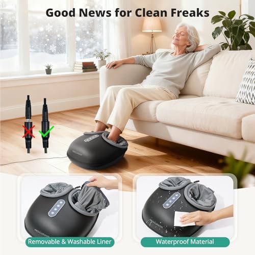 Medcursor Shiatsu Foot Massager with Heat, Kneading, Up to US 13" - Image 6