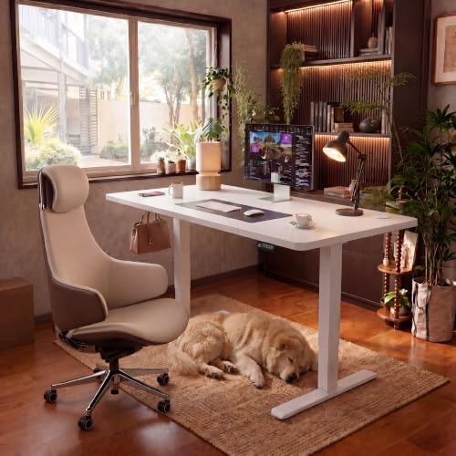 Furmax 48 Inches Electric Height Adjustable Standing Desk Home Office Desk - Image 2