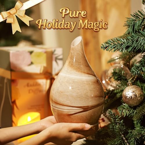 Porseme 280ml Remote Essential Oil Diffuser 3D Glass Ultrasonic Mist 7H - Image 6