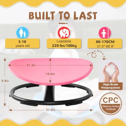 Zhenx Spinning Chair for Autistic Kids (Ages 3-18), Autism Sensory Toy Gift - Image 2