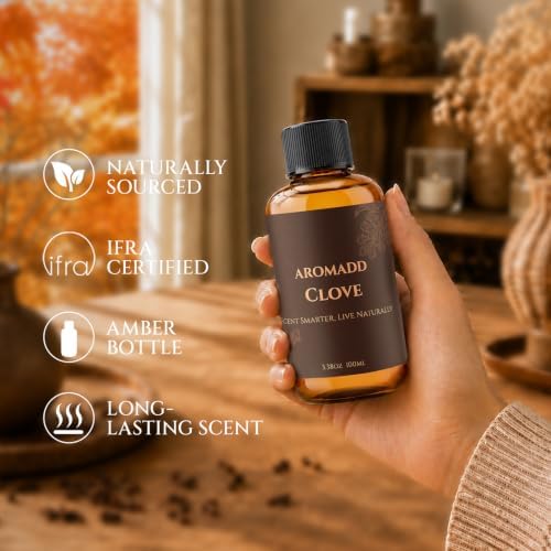AROMADD AROMADD Clove Diffuser Oil Inspired by Luxury Hotel Scent, 100 mL - Image 6