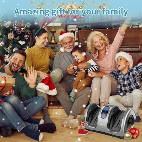 TISSCARE Shiatsu Foot Massager with Heat: FSA Eligible HSA Foot Massager for Neuropathy, Plantar Fasciitis and Pain Relief-Massage Feet/Leg/Calf/Ankle at Home/Office, Gifts for Women and Men - Image 6