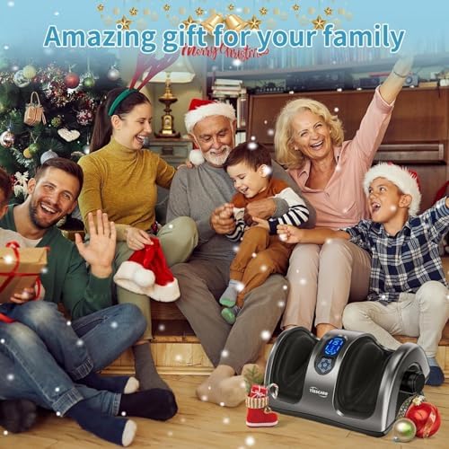 TISSCARE Shiatsu Foot Massager with Heat, FSA Eligible HSA Foot Massager for Plantar Fasciitis, Neuropathy, Circulation and Pain Relief, Massage Feet at Home/Office, Gift for Men and Women - Image 6