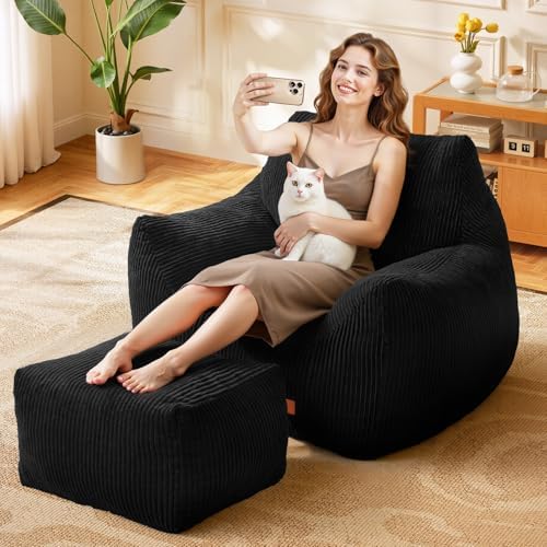 Big Bean Bag Chair for Adults, Ultra Soft BeanBag for Living Room - Image 5