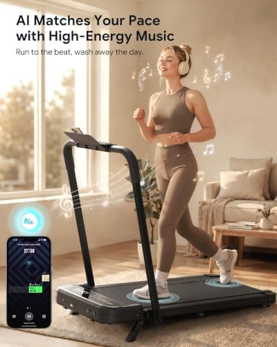 UREVO Smart 11% Incline Treadmill, Walking Pad with AI Smart APP - Image 5