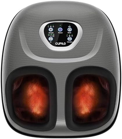 CuPiLo Foot Massager with Heat, FSA Eligible HSA Shiatsu Foot Massager by CUPILO