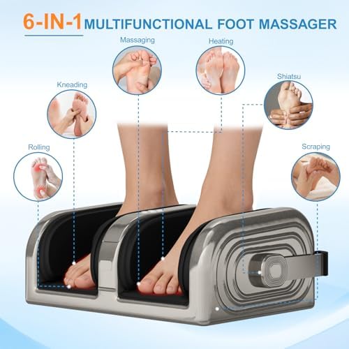 Lvrunben Shiatsu Foot Massager with Heat, Deep Kneading Foot Massager - Image 3