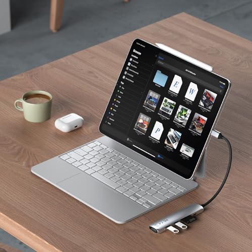 Satechi 6-in-1 USB-C Hub, 4K/60Hz HDMI, 100W PD Charging, Silver - Image 6