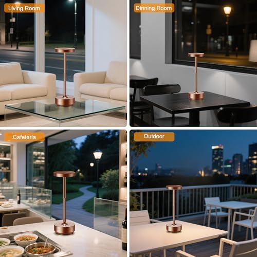 Rechargeable Cordless Table Lamp with 5000mAh Battery IP54 Waterproof LED - Image 2