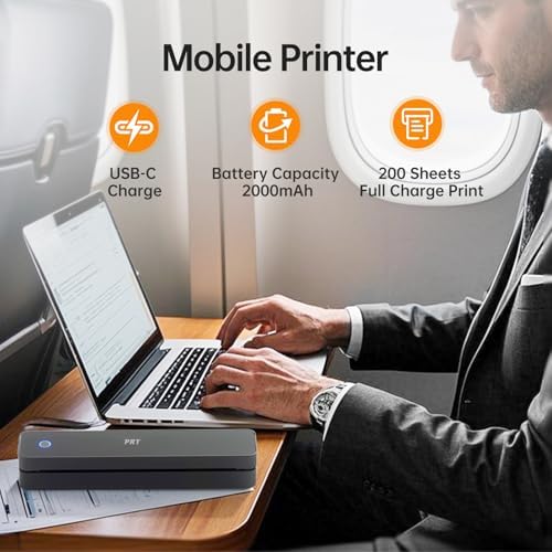 PRT Portable Printers Wireless for Travel, Bluetooth Thermal Printer - Image 5