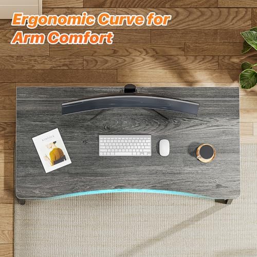 Huuger Folding Desk for Small Spaces, 39.4 Inch Foldable Computer Table - Image 5
