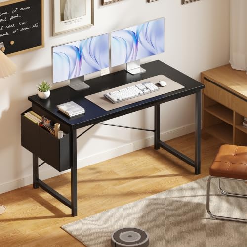 OLIXIS Computer Desk, 47 Inch Gaming Desks for Home Office Small Spaces - Image 2