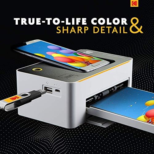 Kodak Dock & Wi-Fi Portable 4x6” Instant Photo Printer, Premium Quality Full Color Prints - Compatible w/iOS & Android Devices - Image 6