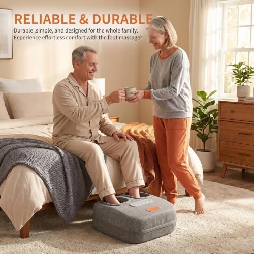 MOUNTRAX Foot Massager with Heat, Deep Shiatsu & Air Compression, Size 13 - Image 6
