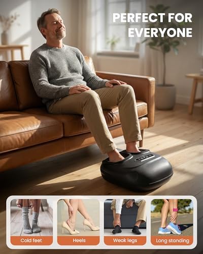 COMFIER Shiatsu Foot Massager with Heat & Compression, FSA Eligible - Image 4