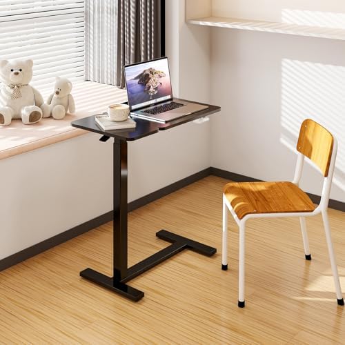 DUMOS Standing Desk with Wheels, Rolling Desk, Laptop Table - Image 2