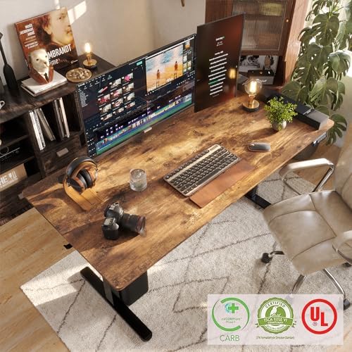 Monomi Electric Standing Desk 63"x28" Height Adjustable Sit Stand Desk - Image 3