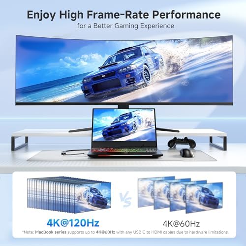 Cable Matters USB C Hub HDMI 2.1, 8K Video, Gigabit Ethernet - Image 4