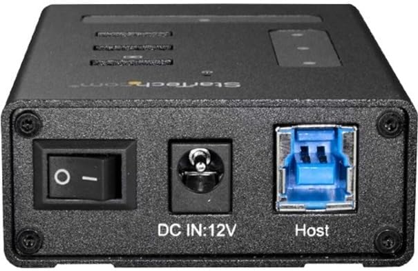 StarTech 4-Port USB-A Hub, 5Gbps, Rugged Metal, Powered (HB30A3A1CST) - Image 2
