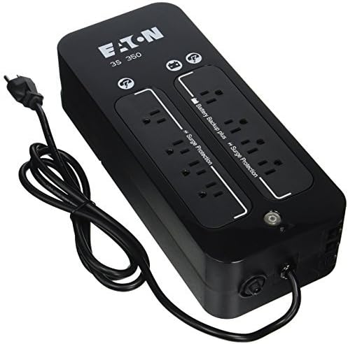 Eaton UPS, Battery Backup & Surge Protecto, Black (3S350) - Image 3