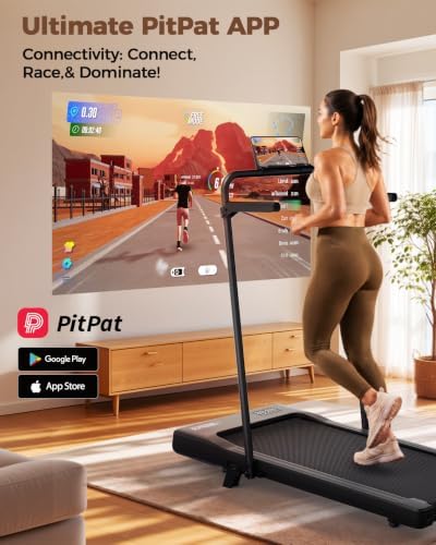 Superun Walking Pad with 6% Incline, 2.5HP Treadmill, 0.6-3.8 MPH, 300 lbs - Image 5