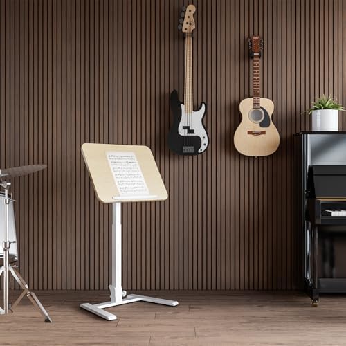 alawooder 25" Mobile Folding Desk: Pneumatic Sit-Stand, No Assembly - Image 4