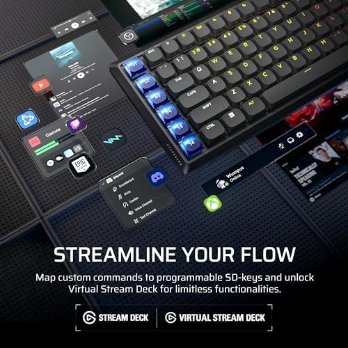 Corsair Vanguard AIR 99 Wireless RGB Gaming Keyboard – US QWERTY – Black - Image 6
