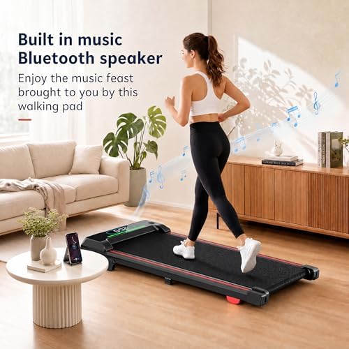JUKER Walking Pad Treadmill Under Desk with Incline, RGB & Bluetooth - Image 2