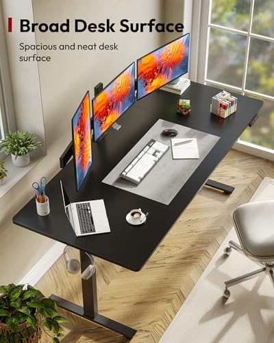 SANODESK 71x32'' Large Electric Computer Height Adjustable Standing Desk - Image 5