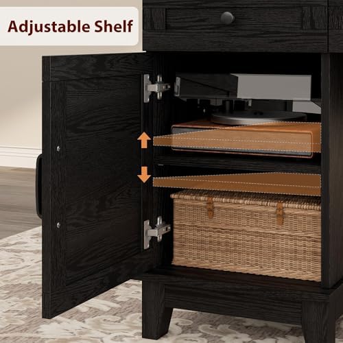 IDEALHOUSE 60" Farmhouse Home Office Executive Computer Desk with Drawers - Image 4