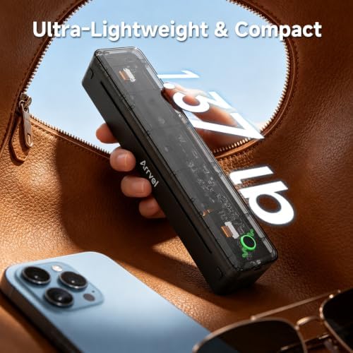 A8 Portable Thermal Printer, Wireless Bluetooth Inkless Printer for Travel, Supports 8.5" x 11" US Letter and A4 Thermal Paper, Compatible with iPhone, Android, Windows, Mac - Image 5