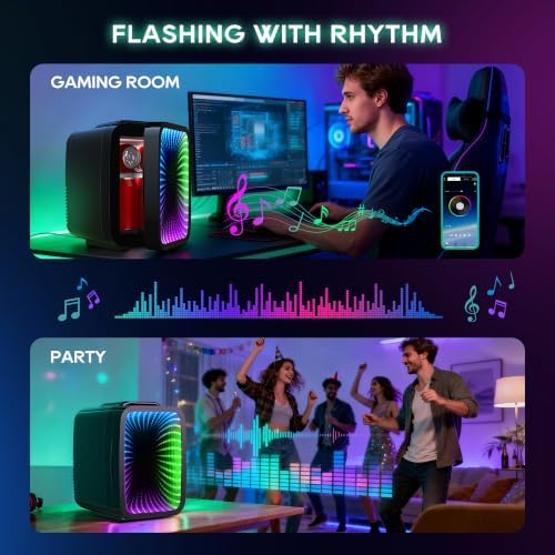 BEICHEN Mini Fridge 4L/6 Can With APP Light Controller for Gaming Room - Image 3