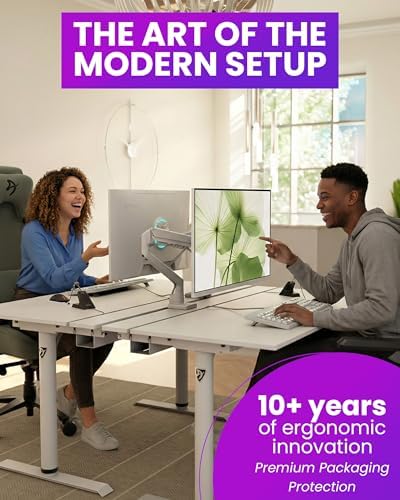 Arozzi Arena Nordico Electric Standing Desk Dark Walnut - Image 6