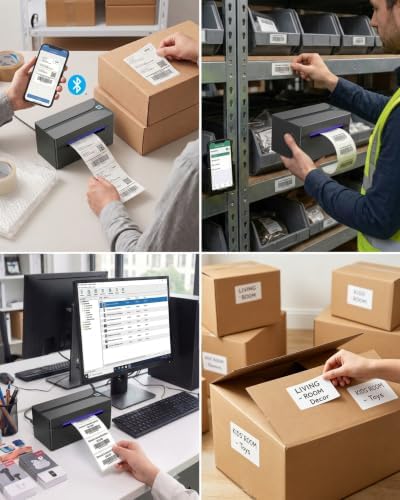 Bluetooth Thermal Label Printer,4x6 Shipping Label Printer - Image 6