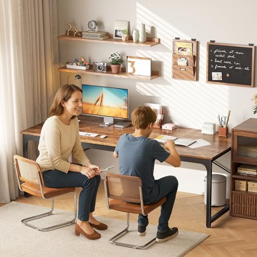 PRAISUN 70.8 X 29.5 Inch Computer Desk with Deeper Desktop - Image 2
