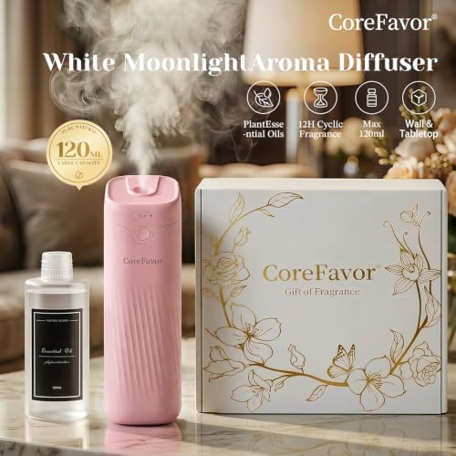 Waterless Essential Oil Diffuser with 3x120ml Oil - Image 3